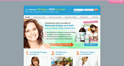 Desktop Screenshot of methode-omega-actinutrition.aujourdhui.com