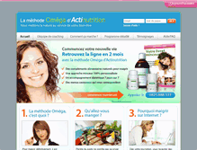 Tablet Screenshot of methode-omega-actinutrition.aujourdhui.com