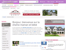 Tablet Screenshot of maman-bebe.aujourdhui.com