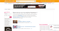 Desktop Screenshot of nutrition.aujourdhui.com