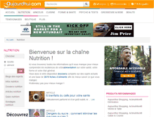 Tablet Screenshot of nutrition.aujourdhui.com