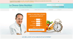 Desktop Screenshot of chrono-geno-nutrition.aujourdhui.com