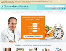 Tablet Screenshot of chrono-geno-nutrition.aujourdhui.com